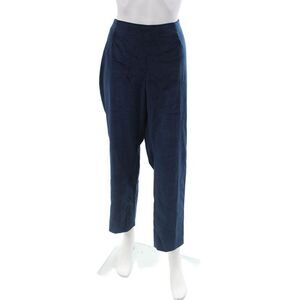Berwich Unisex Cropped Dress Pants Blue 98% Cotton 2% Elastan Size 52